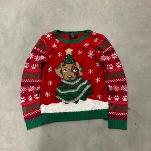 Vintage Christmas Dog‎ Sweater